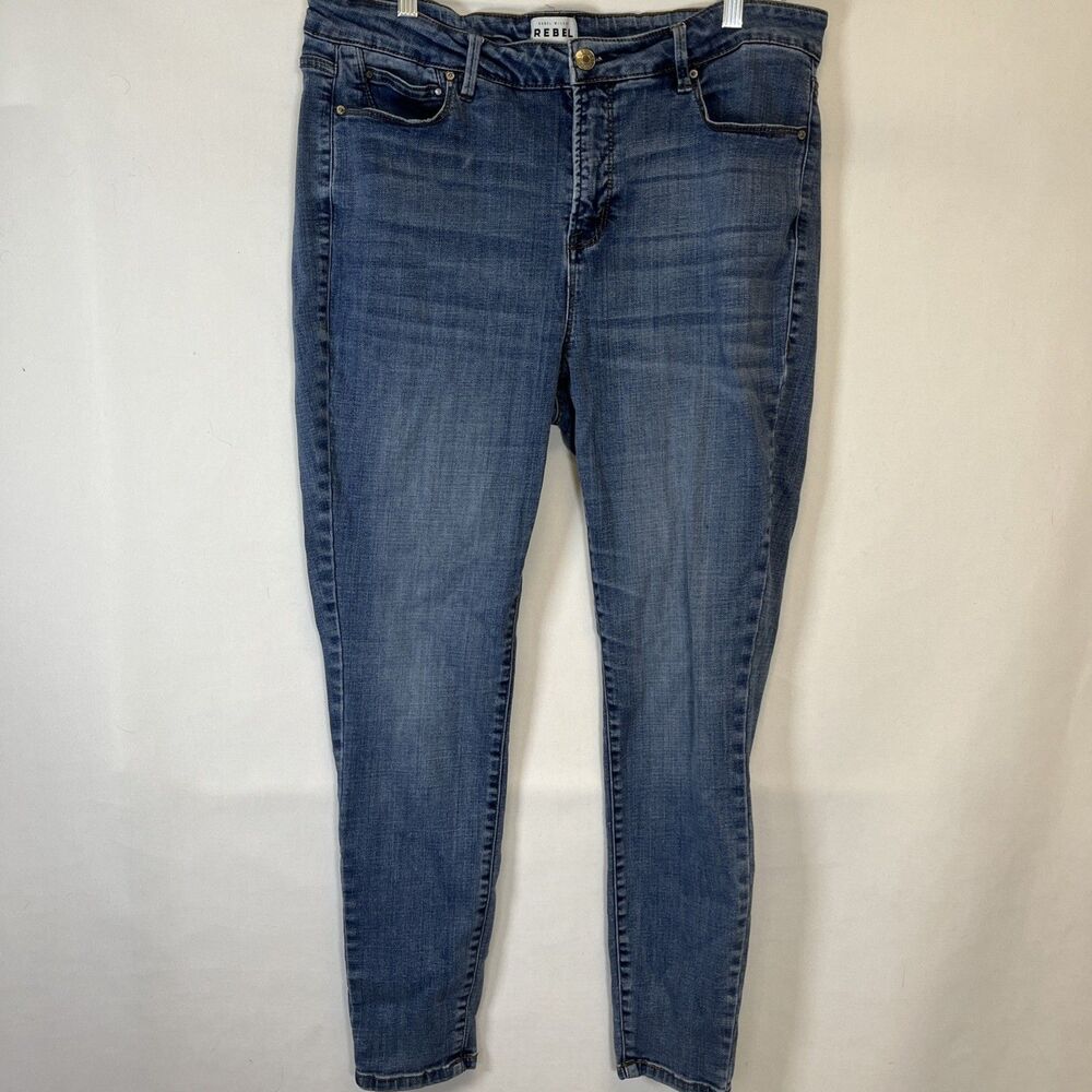 Rebel Jeans Rebel Wilson X Angels The Pin Up Skinny Women’s High Rise Blue Denim